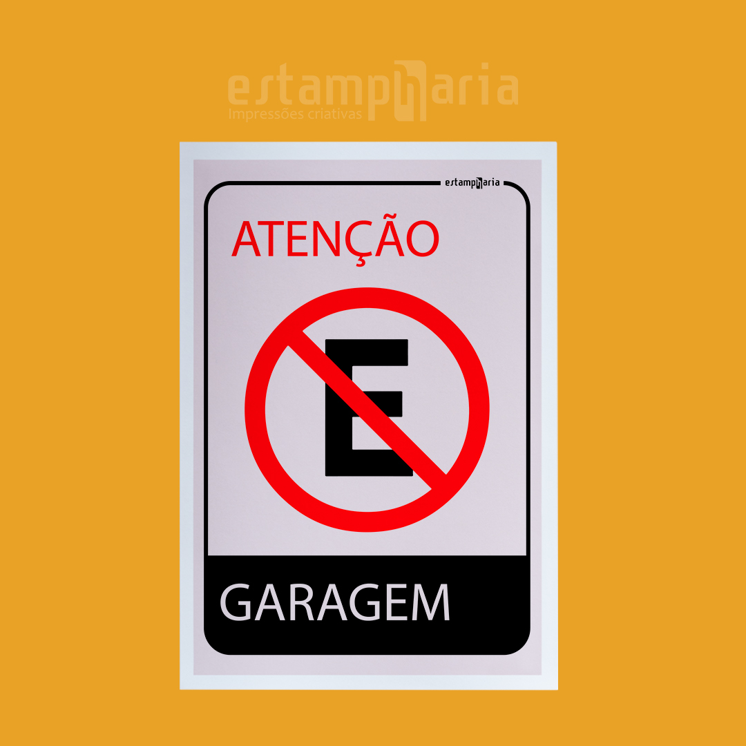 Placa de sinalização